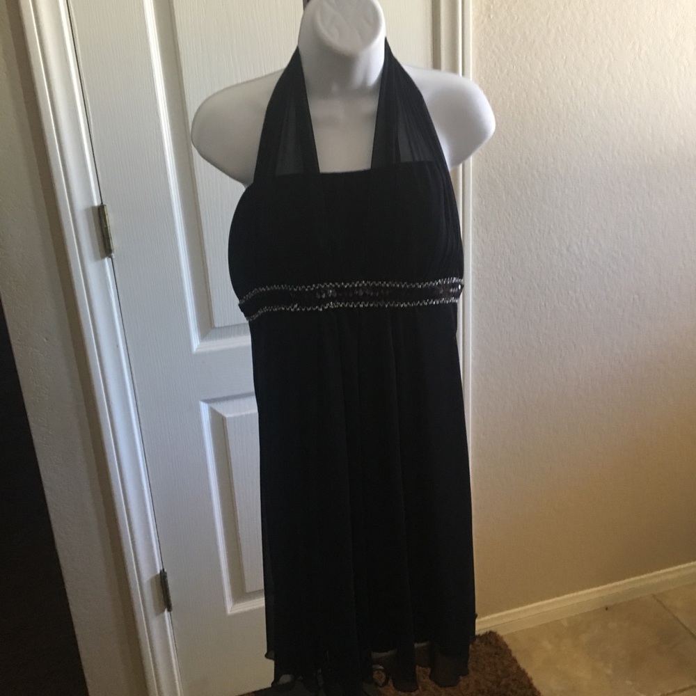 Navy blue beautiful sundress